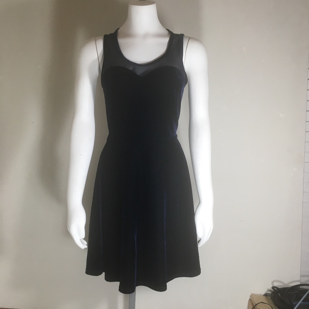 Super sexy Blue Foreign Exchange Dress with mesh